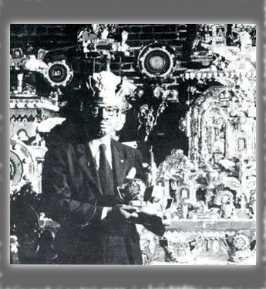 Compilation of artwork by James Hampton.