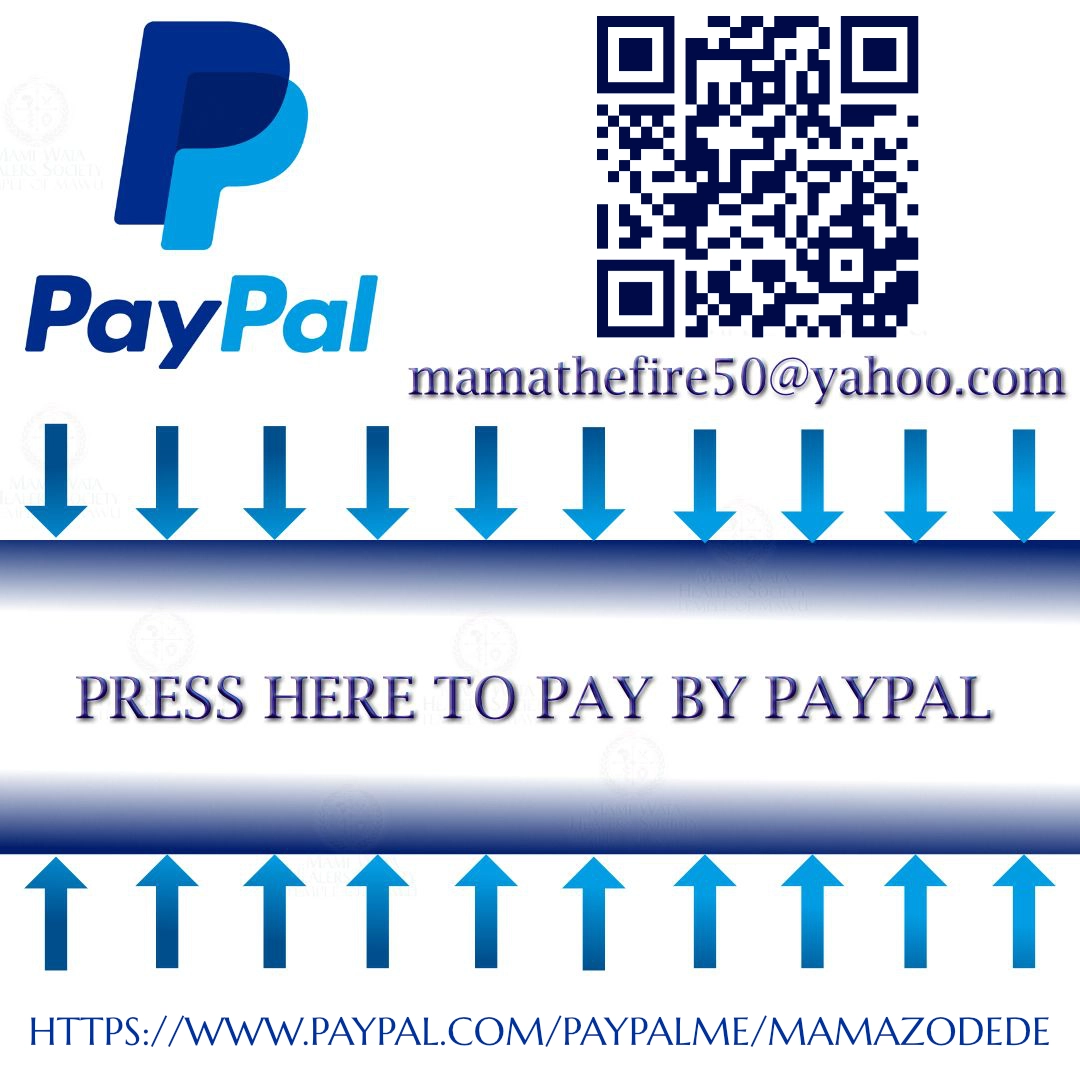 Link to Mama Zodede Paypal.