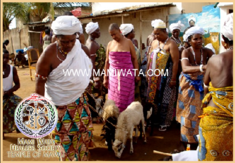 Devotee in Ceremony.