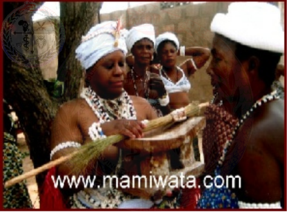 Mama Zogbe in Ceremony. 