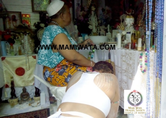 Mami Wata Devotees, Priests and Chiefs.