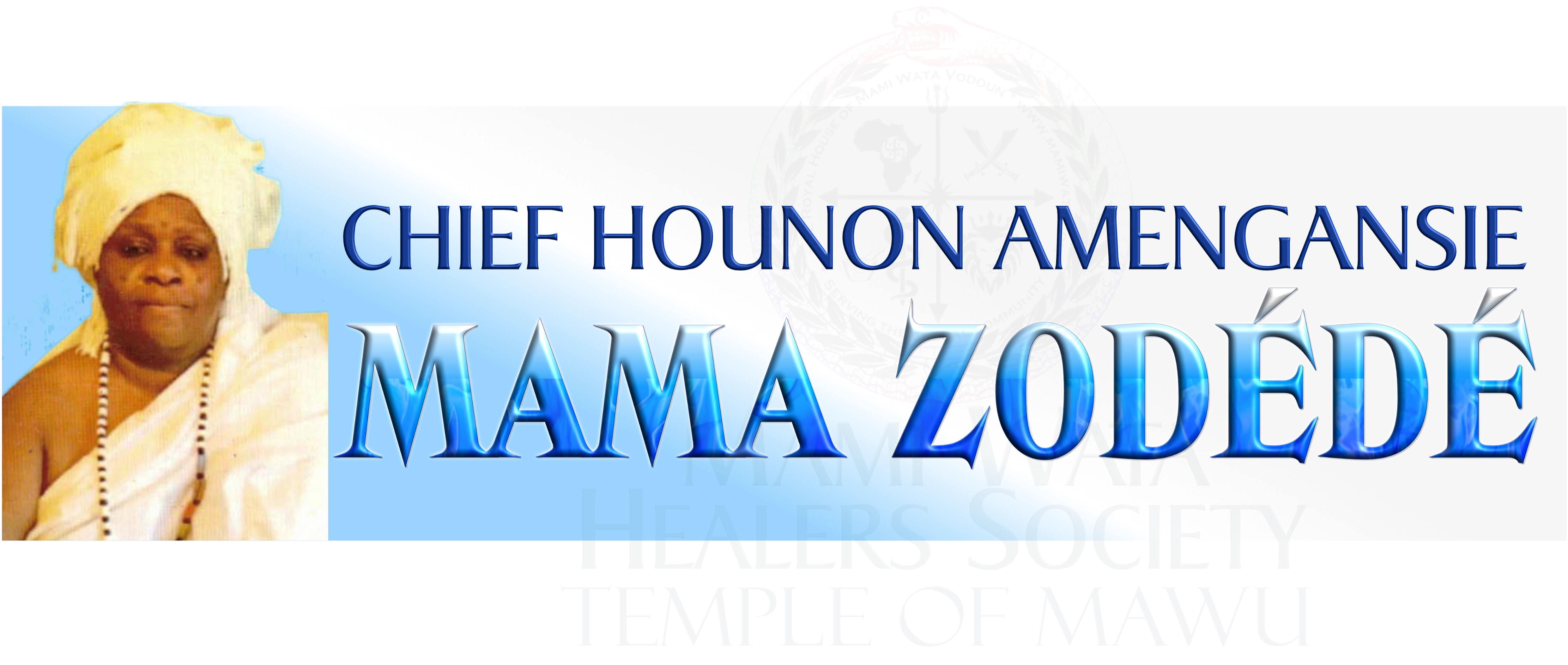 Devotee bows in respect to the Chief Hounon Amengansies.