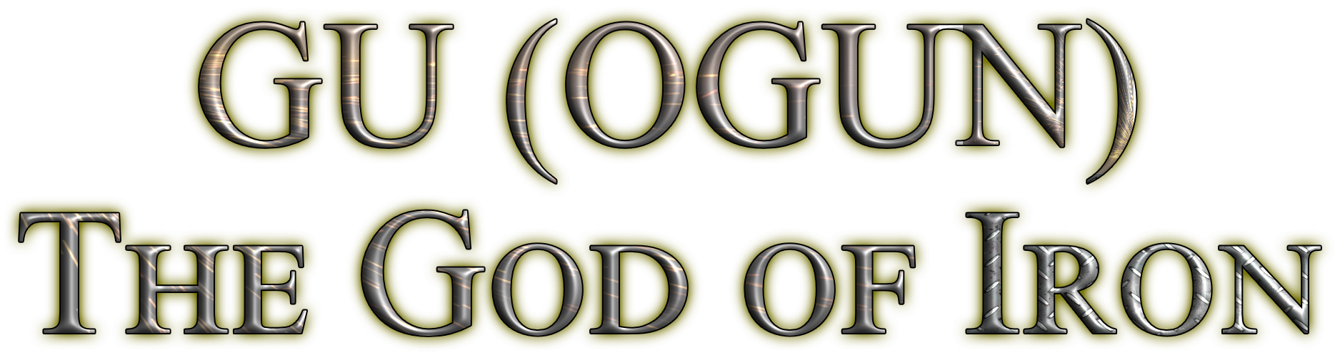 Article Title: Gu, the God of Iron.